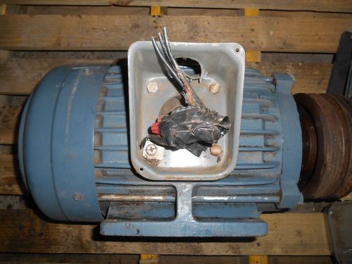 TECO WESTINGHOUSE AEEANE NO104 10 HP 1745 RPM  3 PH 215T FR.  SHAFT 1 3/8   USED