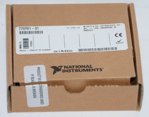 *NEW* National Instruments NI 9219 Universal Analog Input 24-Bit 4ch Module