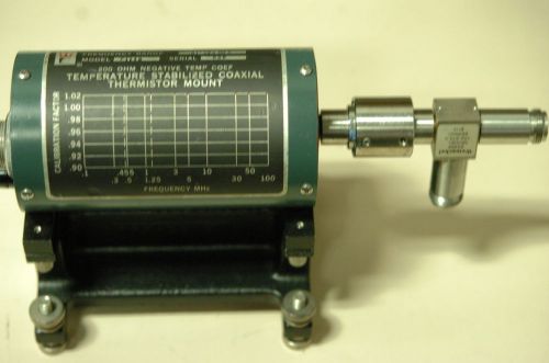 Weinschel F1116 Coaxial Thermistor Mount, Temperature Stabilized .01 to 100 MHz