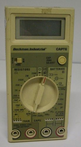 BECKMAN INDUSTRIAL CAPT6 CAPACITANCE METER / PARTS TESTER