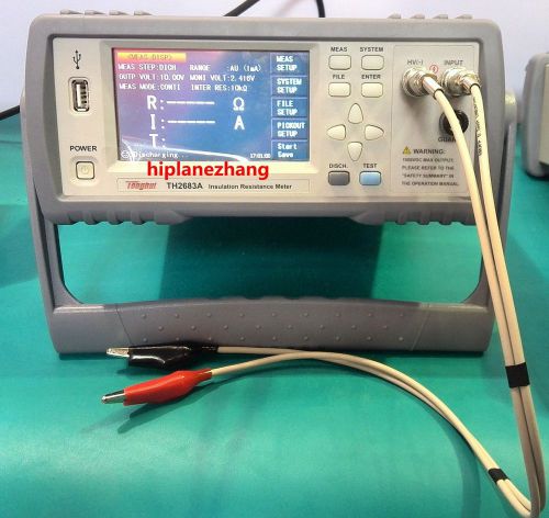 Insulation resistance megohmmeter megger leakage current tester usb touch screen for sale