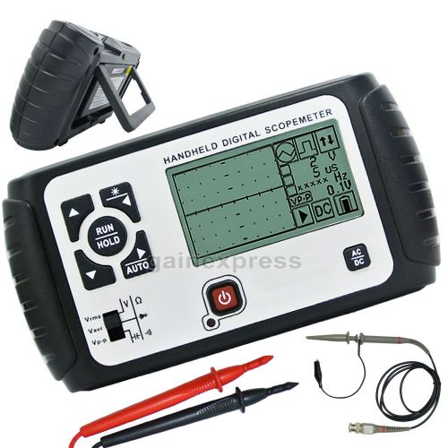 Portable Digital Oscilloscope 25MHz Rechargeable Scopemeter Multimeter Function