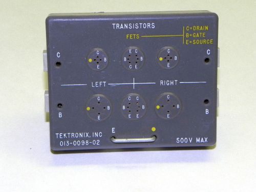 Tektronix 013-0098-02 Transistor Adapter for Curve Tracer