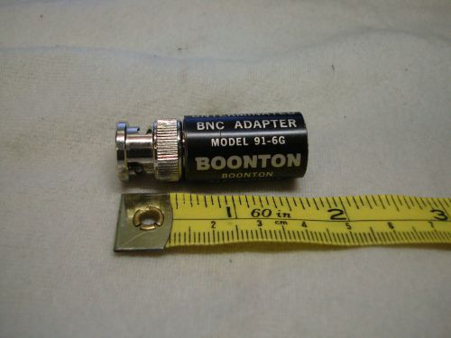 BOONTON 91-6G UNTERMINATED ADAPTER BNC MALE