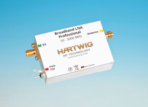 Hartwig-RF Broadband Preamp Professional for SETI, Scanner, Radio Astronomy