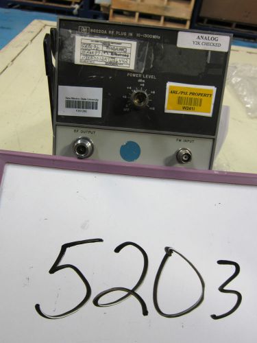 Agilent HP 86220A/H80 10MHz 1.3GHz Sweep Oscillator PI