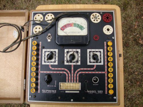 Supreme 503 Tube Tester