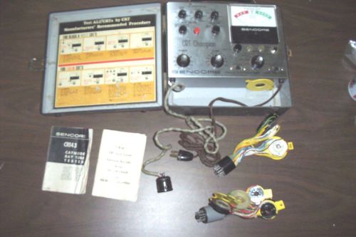 VINTAGE SENCORE CRT143 CATHODE RAY TUBE TESTER FROM TECHNICIANS ESTATE