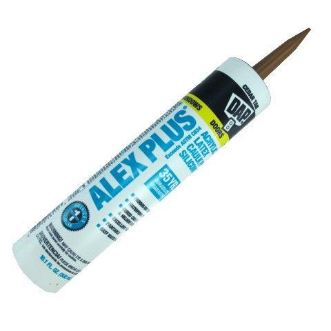 10.1 oz. Cartridge Cedar Tan Acrylic Latex Caulk Plus Silicone