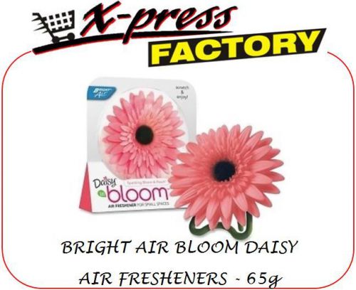 BRIGHT AIR BLOOM DAISY AIR FRESHENERS - 65g PEACH SPARKLING BLOOM  - LAST 60 DAY