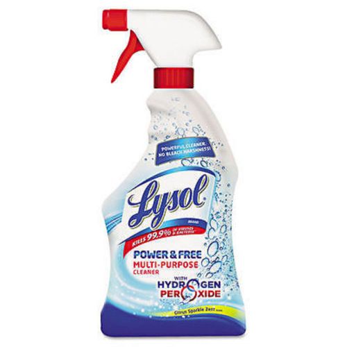 New Lysol® Power &amp; Free Multi-Purpose Cleaner 22oz Bathroom, Kitchen Free Ship