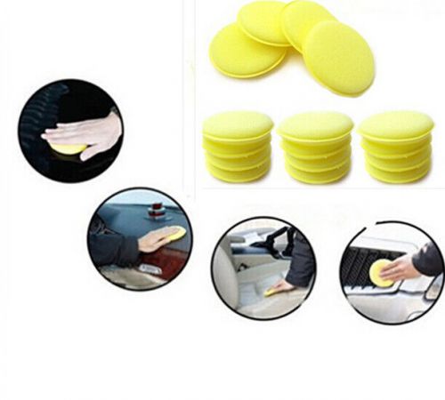 Waxing Polish Wax Foam Sponge Applicator Pad For Clean Car Vehicle Glass 12x HS8