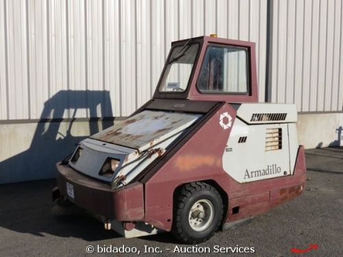 PowerBoss Armadillo SW/9XV Riding On Street Sweeper-Scrubber Propane Powered