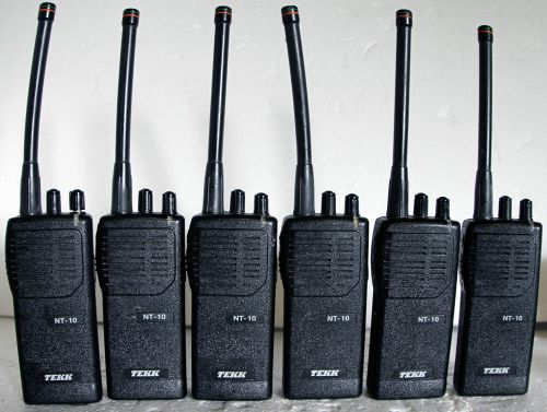 LOT 6 Tekk NT-10 2 way radios