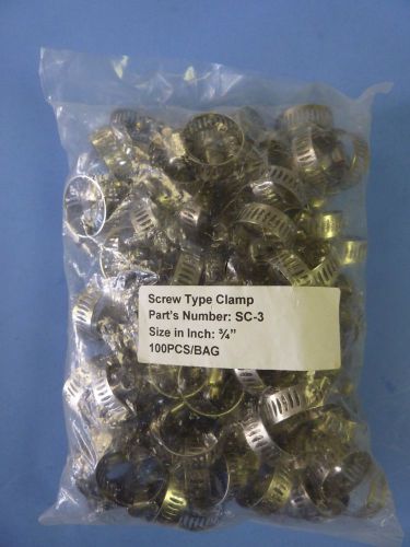 SCREW TYPE PEX CLAMP 3/4&#039;&#039; (PACK OF 100)