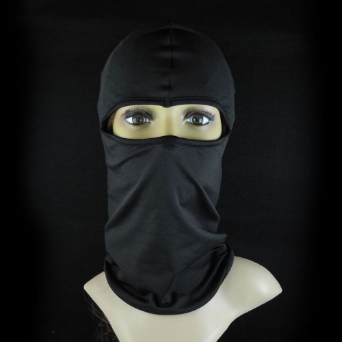 Balaclava Full Face Mask Cycling Motorcycle Cover HELMET Hat BF09 Black