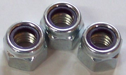 50 Qty-NC Nylon Insert Lock Nut 7/16-14 ZP(9545)