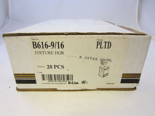 Lot of 20 b-line b616-9/16 fixture hanger p2855eg  ps-2632-9/16-eg for sale