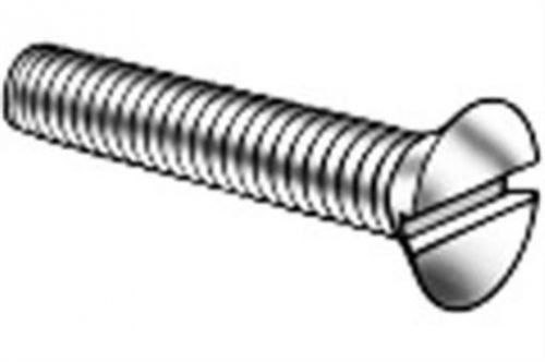 #8-32x1 1/4 Machine Screw Slotted Flat Hd UNC Steel / Zinc Plated Pk 200