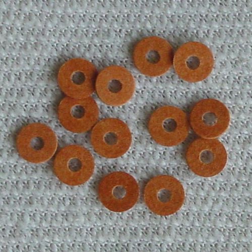 c 100x Round Fibra Washer 4.5 x 1.6 x 0.4mm for Insulation Cushion 4.5mm e