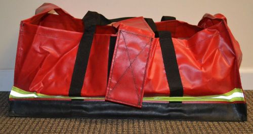 R&amp;B Fabrications Appliance/Tool Bag Heavy Red Vinyl/Velcro Overstrap (New)