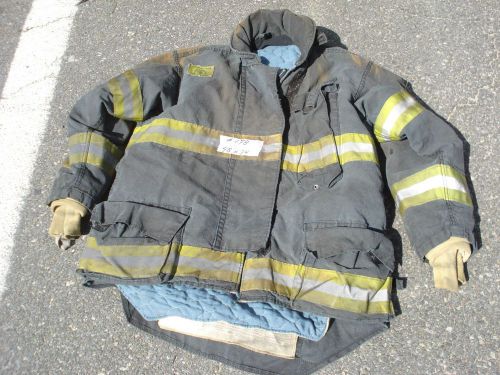 48x34 Jacket Coat Big Firefighter Turnout Bunker Fire Gear MORNING PRIDE....J178