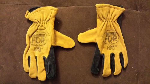 SHELBY FIREFIGHTER GLOVES FDP 5226 PIGSKIN GORE XL Gauntlet Firefighting