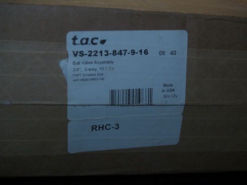 TAC VS-2213-847-9-16 DURADRIVE PROPORTIONAL ACTUATOR &amp; BALL VALVE ASSEMBLY