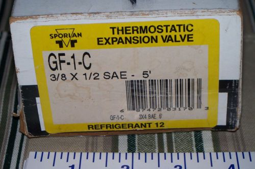 Sporlan thermostatic expansion valve gf-1-c for sale