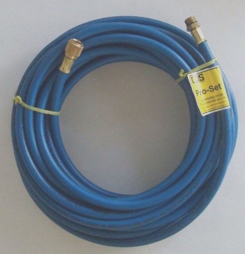 CPS PRO-SET HA50B 50 ft Premium Refrigerant Charging Hose with 14MM x 1/2 ACME