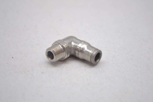 New legris 303-306l 90 deg male 1/8in npt x 6mm tube pneumatic fitting d418126 for sale