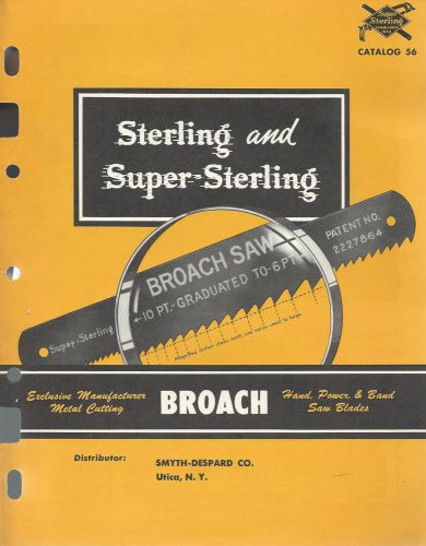 Diamond saw works buffalo ny  vintage 1950s catalog hand power band saw blades for sale