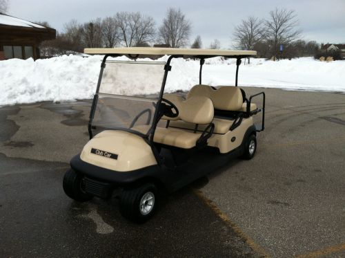 2007 Club Car Precedent 6 Passenger Golf Cart w/Rear Cargo Hauler