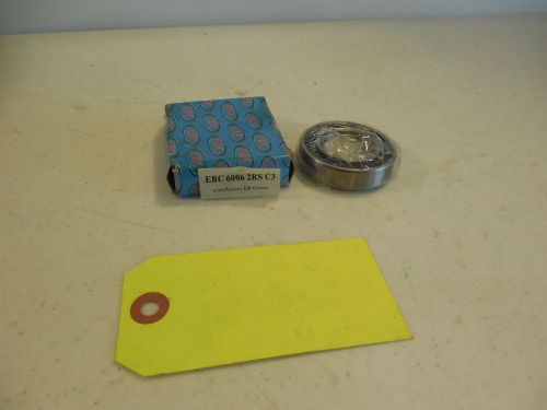 EBC 6006 2RS C3 BALL BEARING.NIB FROM OLD STOCK. GN1