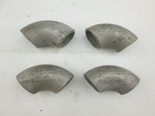 Lot x 4 Macline Stainless Steel 1&#034; S40 90 Degree Elbow A403-WPW-304L DDJZ Canada