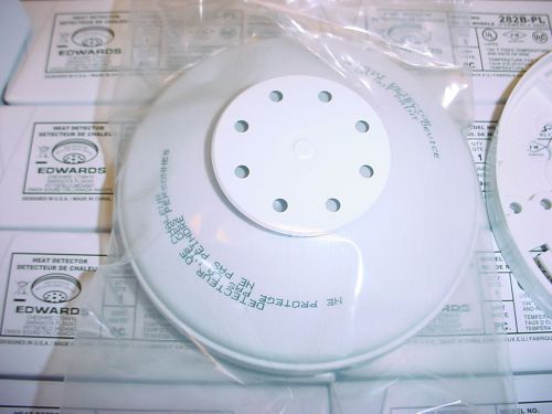 New case of 20 edwards 282b-pl 194 degree fixed &amp; rate-of-rise heat detector for sale