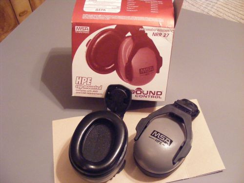 MSA NRR27 HPE CAP MOUNTED EAR MUFFS **NEW IN BOX***