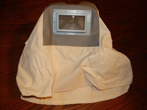 Professional type 30 canvas sandblast hood w/ bump cap for sale