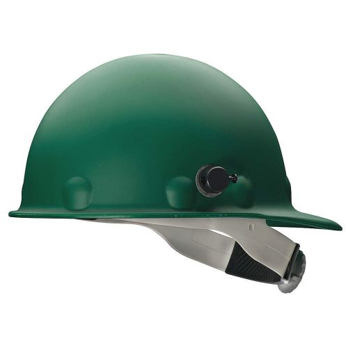 Hard Hat, Front Brim, G/C, Ratchet, Green P2AQRW74A000