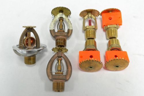 LOT 7 ASSORTED SSU-2 SSU SSP-1 MALE THREADED FIRE SAFETY WATER SPRINKLER B249355