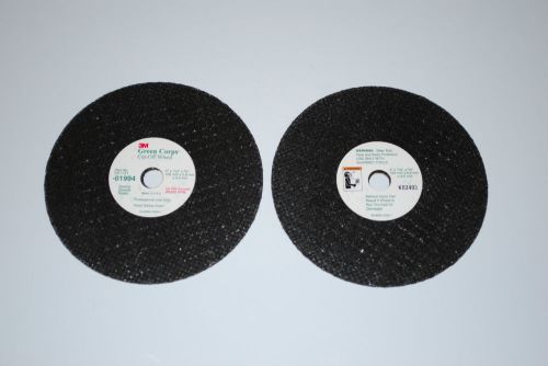 3m-01994 &#034;green corps&#034; cut-off wheel  ( 4&#034; x 1/32&#034; x 3/8&#034; ) 2 pcs. for sale