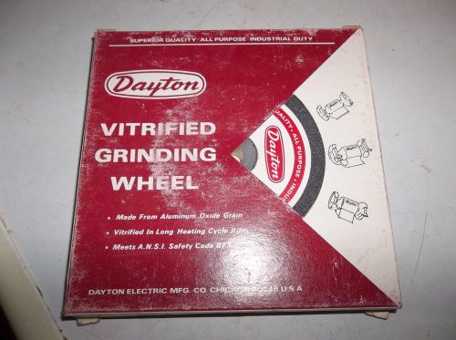 NEW DAYTON VITRIFIED GRINDING WHEEL 6&#034; X 3/4&#034; X 1&#034;  60 MEDIUM