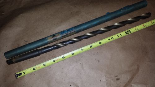 37/64 #2MT 12&#034; long Chicago Latrobe USA drill (929-133E)