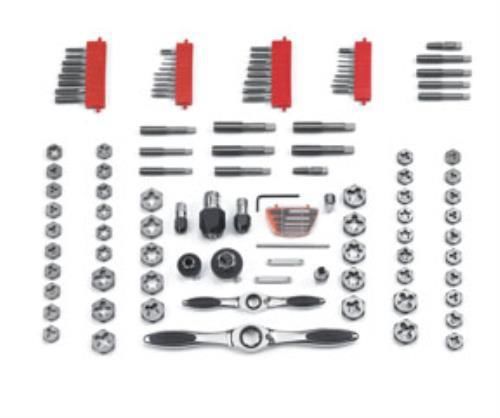 Kd tools 114 pc. large sae/metric ratcheting tap and die set for sale