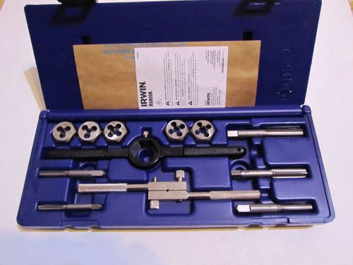 IRWIN HANSON 12 Pc. Fractional Tap &amp; Hex Die Set!! 24612  NEW