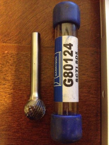 Garryson G80124 SCTI SD5 Large Ball Burr Bit Brand New!