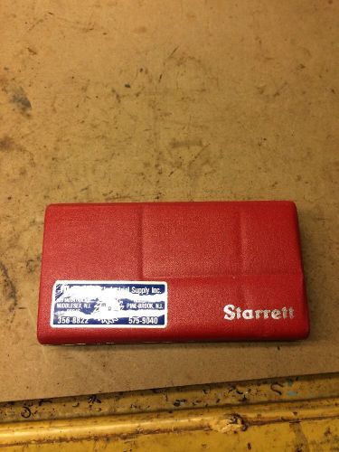 STARRETT LAST WORD DIAL INDICATOR NO711 w/ CASE &amp; ATTACHMENT