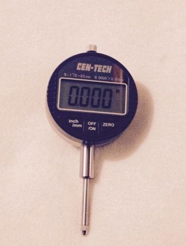 CenTech 1&#034; SAE/Metric Digital Indicator