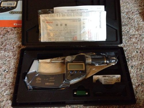 Mitutoyo Digimatic Micrometer 1-2&#034; 293-186 QuantumMike Brand New Never Opened