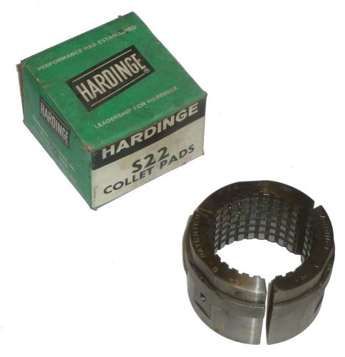 1-3/4&#034; ROUND SERRATED HARDINGE S22 ROUND SERRATED COLLET PAD SET